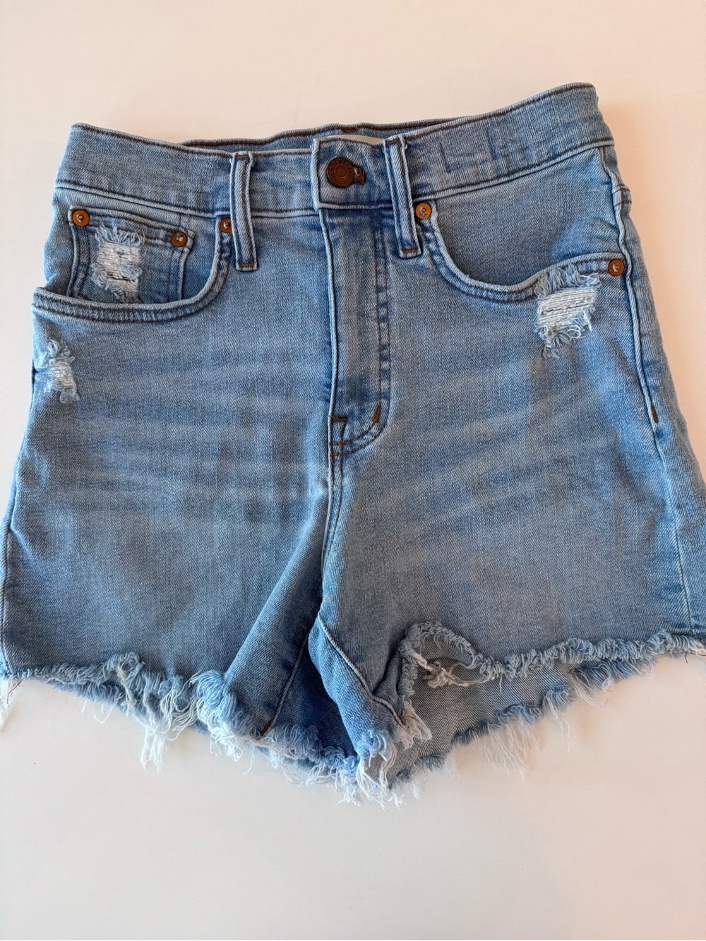 Madewell High Rise Denim Cutoff Shorts, Size 25